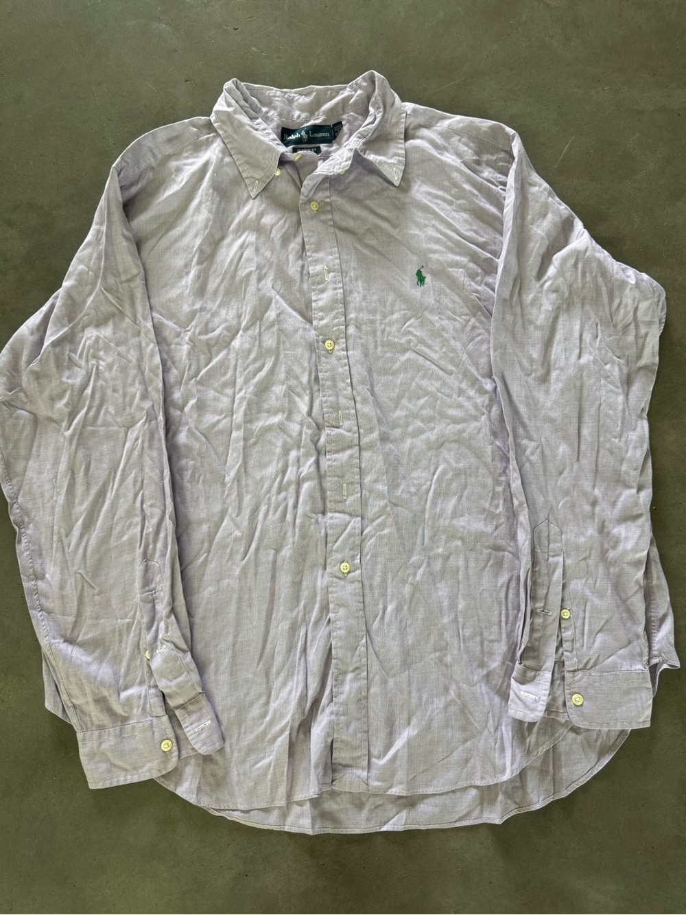 Ralph Lauren Light Purple Button-Down Dress Shirt